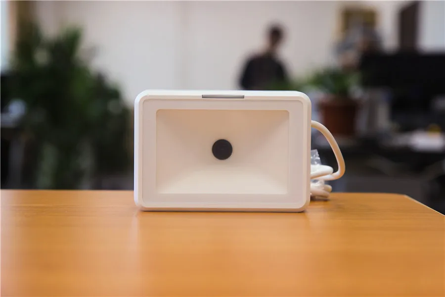 متعددة الاتجاهات 1d/2d qr code scanner usb قارئ الباركود ماسحة التذاكر سطح ثابت جبل على الشاشة 2d الباركود القارئ