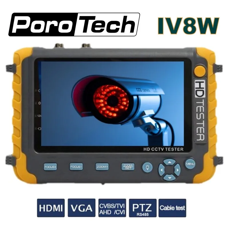 ЖК дисплей 5 &quotсенсорный экран Многофункциональный тестер CCTV монитор IV8W 4 в 1 5MP AHD