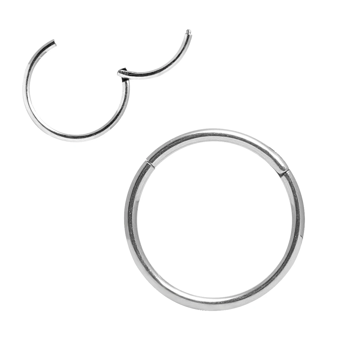 20 г 18 г 16 г 14 г 316l хирургическая сталь Спираль Daith Tragus Пирсинг ювелирные изделия для тела шарнирный сегмент нос кольцо обруч губы кольца серьги