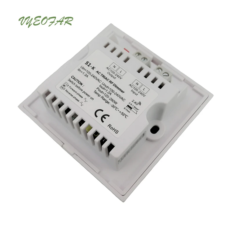 Новый Led Triac диммер 220 В переменного тока с регулируемой яркостью S1 K высокое