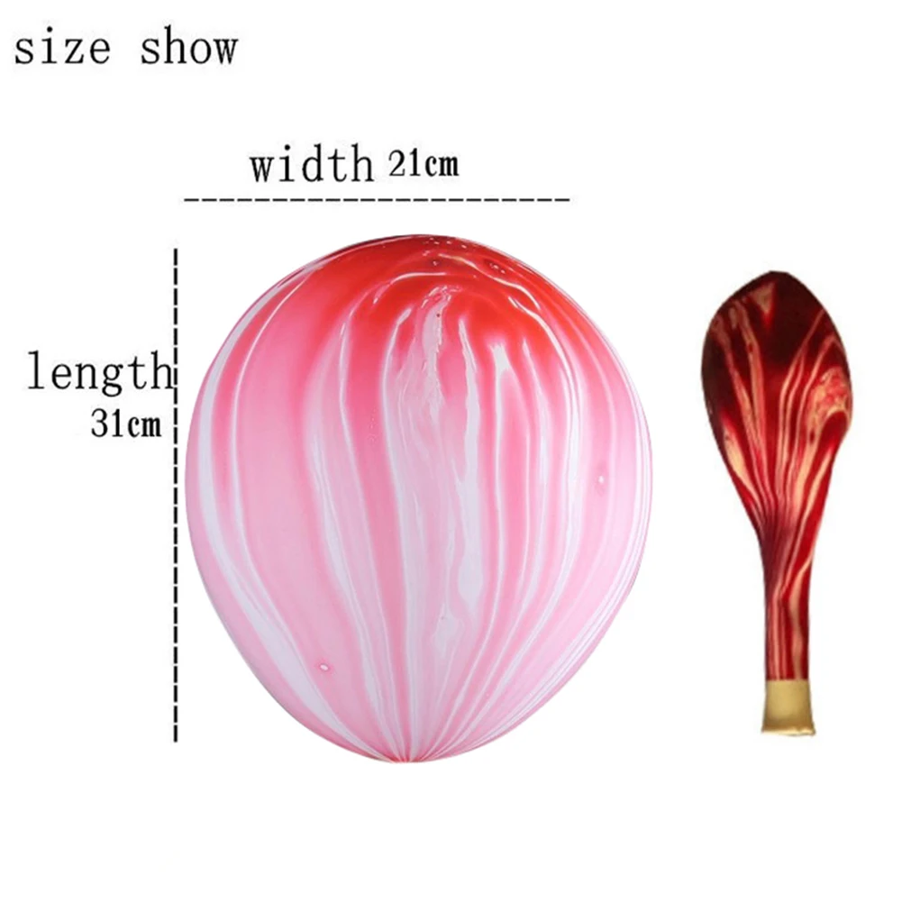 100 шт 12 дюймов Агат облако красочный воздушный шар для вечерние украшения сада на день рождения свадьбы