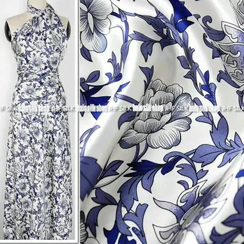 

16m/m NEW Free Shipping wholesale Printed Silk Fabric for bedding ,dress silk satin fabric