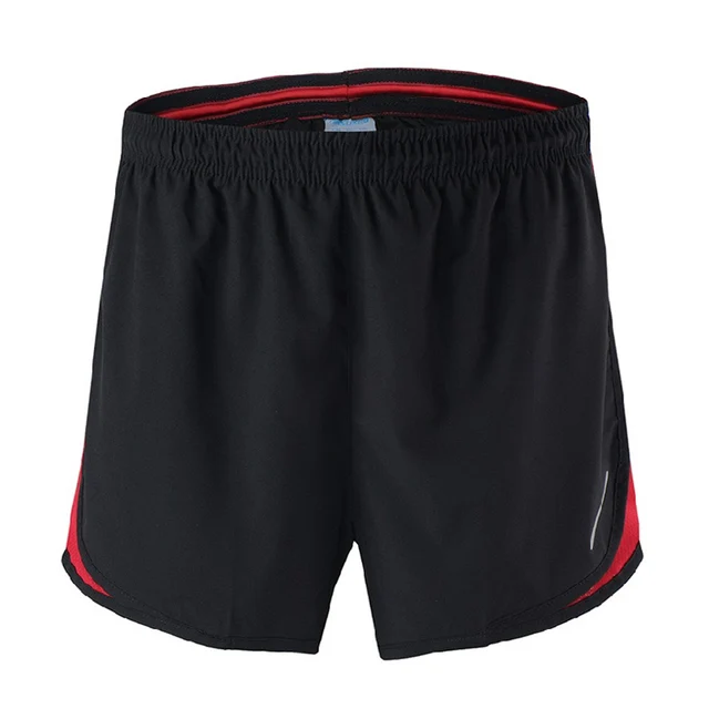 Top Quality Summer Men's Marathon Running Shorts Black Quick Dry