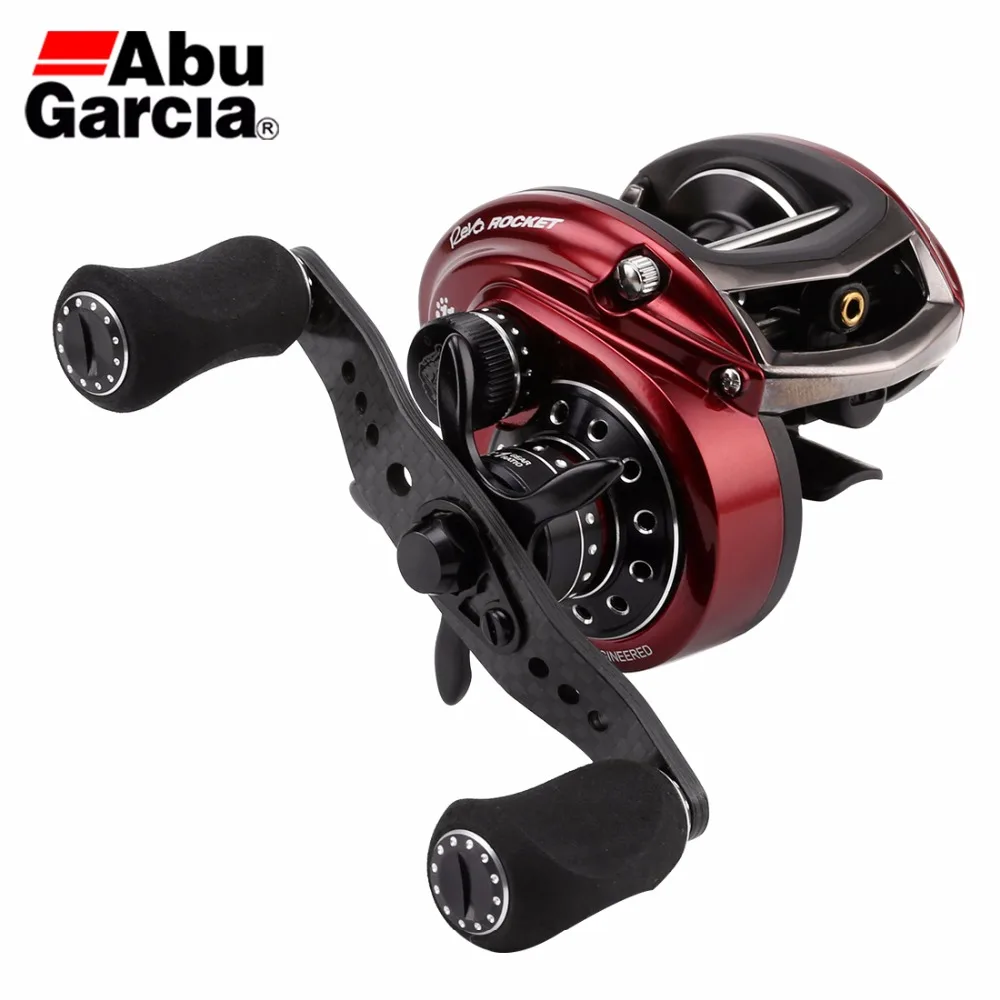 

Abu Garcia Brand REVO ROCKET III Baitcasting Fishing Reel 10+1BB 9.0:1 9KG Low Profile Carbon Matrix Drag System Fishing Reel