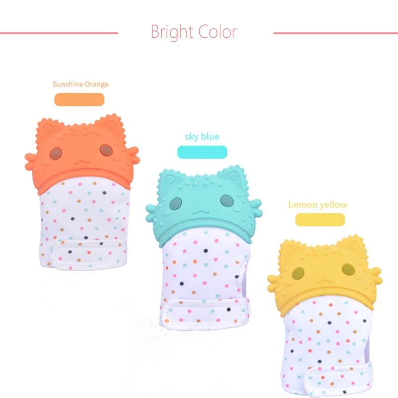 Baby Silicone Teether Pacifier Glove (3)