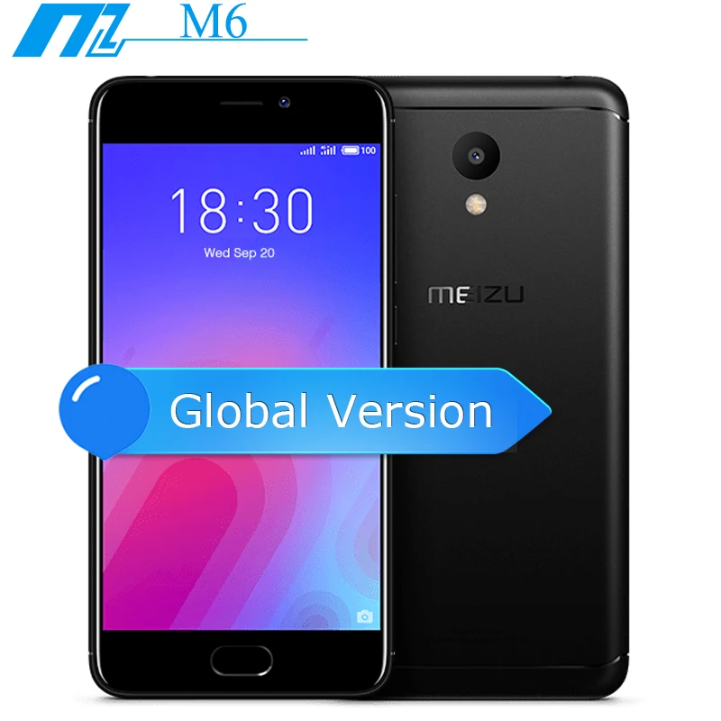Оригинал Meizu M6 глобальная версия 4G LTE сотовый телефон MT6750 процессор 5 2 &quot3 ГБ ОЗУ 32