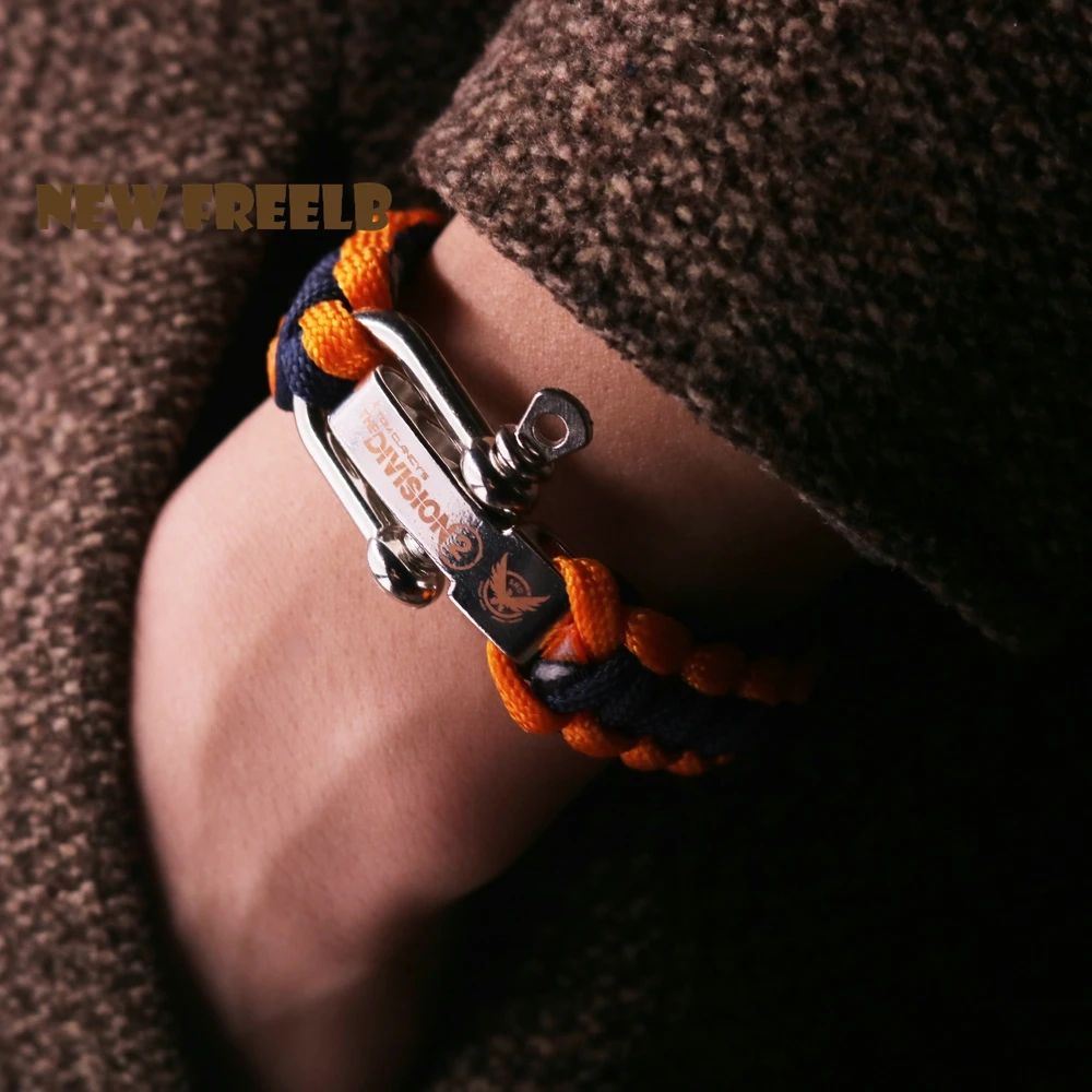 2019 جديد وصول لعبة مجوهرات توم CLANCY'S شعبة 2 Paracord سوار تسلق التنزه في الهواء الطلق بقاء أساور هدية 2019 جديد وصول لعبة مجوهرات توم CLANCY'S شعبة 2 Paracord سوار تسلق التنزه في الهواء الطلق بقاء أساور هدية