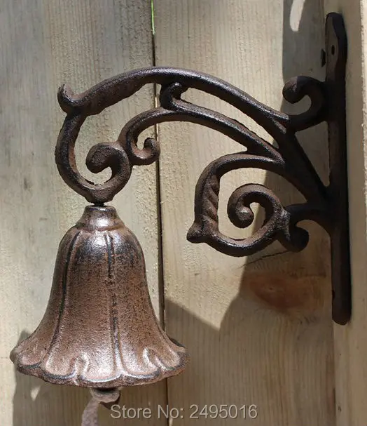 Кантри деревенский лист дверной звонок Добро пожаловать ужин колокольчик
