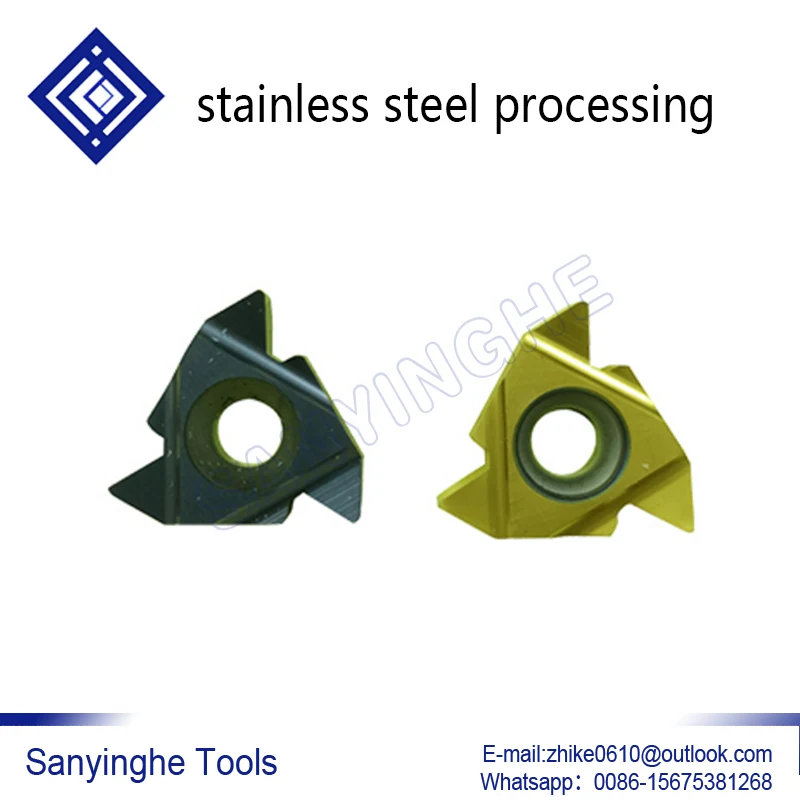 3.5iso 22nr 3.5iso 22er 4.0iso 22nr 4.0iso 22er 5.0iso 22nr 5.0iso 22er cnc карбида резьбонарезной вставки для нержавеющая сталь