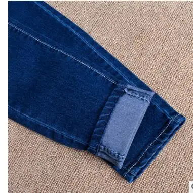 Elastic Waist Hole Stretch Denim Maternity Belly Jeans Autumn Spring Pants Clothes for Pregnant Women Pregnancy Pencil Trousers maternity jeans
