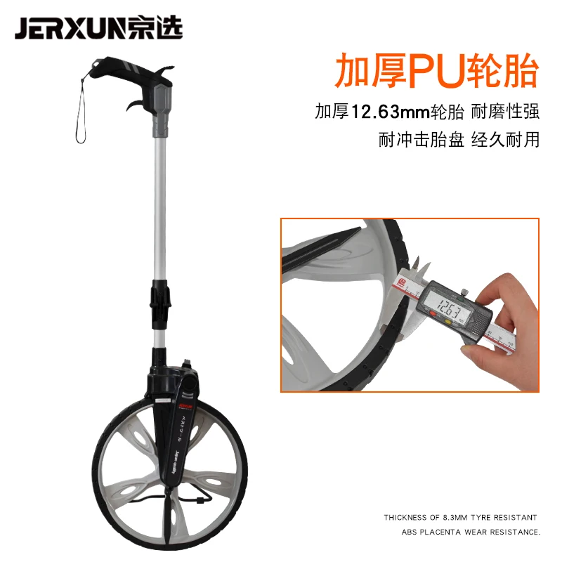 US $219.00 JERXUN Taiwan Imports Hand Push Type Distance Measuring Wheels High Precision Mechanics Electronics Measuring Instrumen
