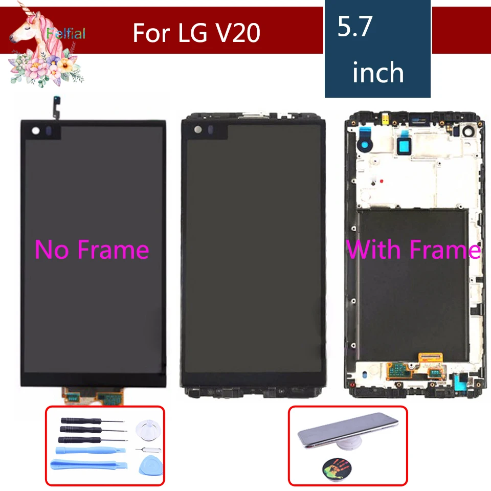 

5.7'' 2560x1440 IPS LCD For LG V20 LCD Display Touch screen VS995 VS996 LS997 H910 H915 H990 F800 Digitizer Replacement