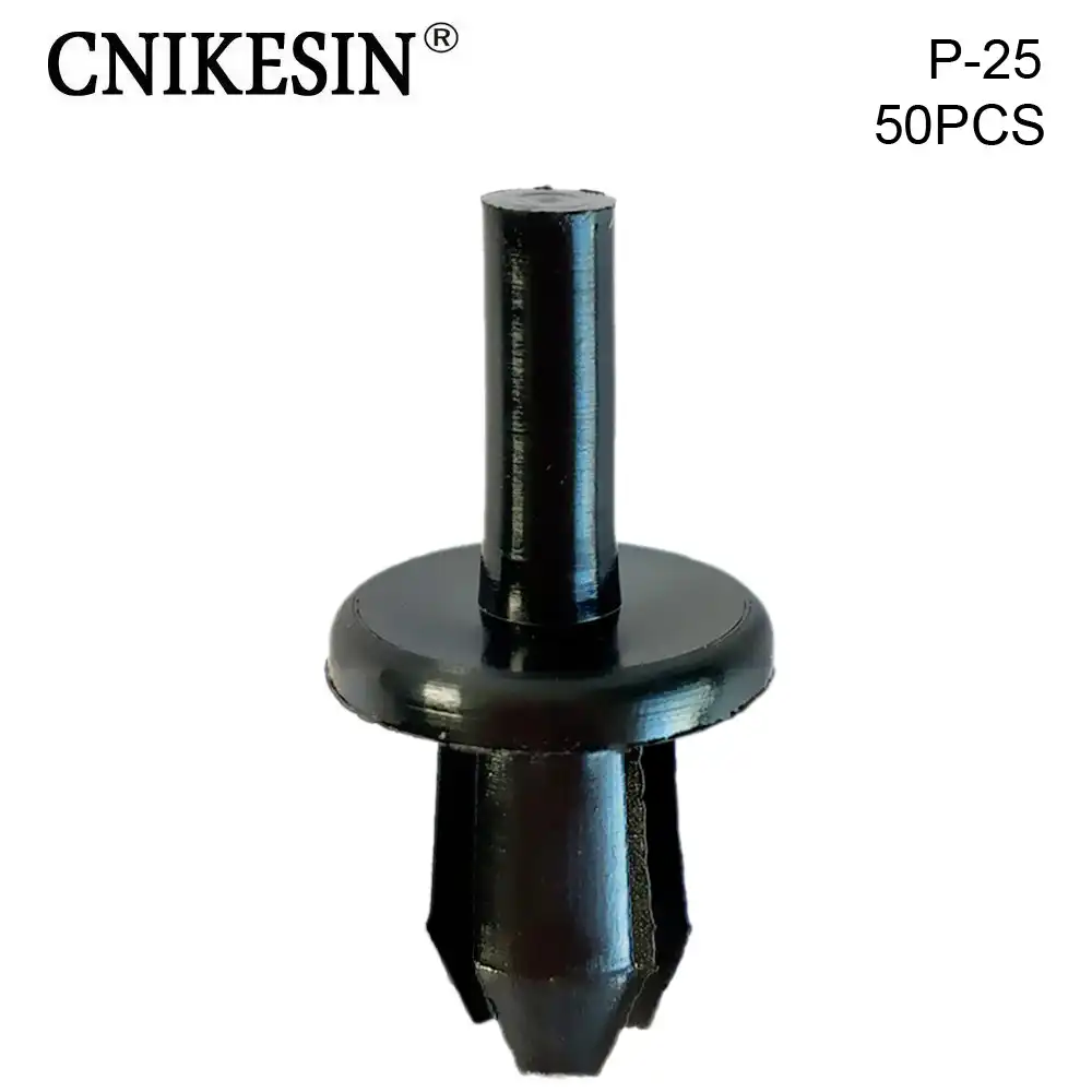 Cnikesin P25 50ピース8ミリメートルプラスチックファスナー自動車内装ファスナークリップ車ガイドプレート固定クリップ用bmw 2 4 6 E90 E46 Auto Fastener Clip Aliexpress