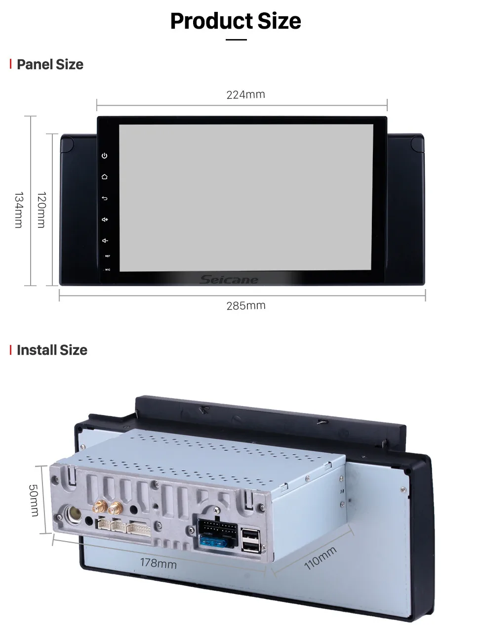Discount Seicane 1Din 9" Android 8.0/8.1 Head Unit Car Radio For 1996-2003 BMW 5 Series E39 520i 523i 525i M5 WiFi Multimedia Player 26 Discount Seicane 1Din 9" Android 8.0/8.1 Head Unit Car Radio For 1996-2003 BMW 5 Series E39 520i 523i 525i M5 WiFi Multimedia Player 26