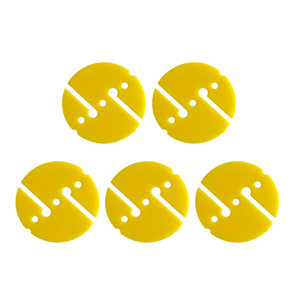 5 Pieces Lightweight Plastic Circle Scuba Diving Wreck Cave Directional Dive Line Arrow Marker Pointer - Choose Colors