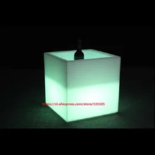 Акриловые 400X400x400 мм RGB СВЕТОДИОДНЫЕ ящики светодиодный офисный светильник с пультом дистанционного управления и зарядным устройством светодиодные винные шкафы свет led sark лампа цветочный горшок