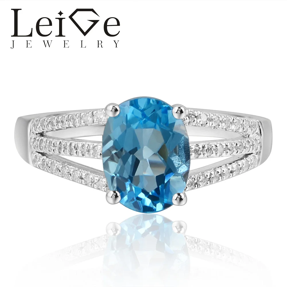 Blue Topaz Ring-Swiss Blue Ring-Engagement Ring-Handmade Ring-Promise Ring-Blue Gemstone Ring-Statement Ring-Birthstone Ring-Gift For Her.