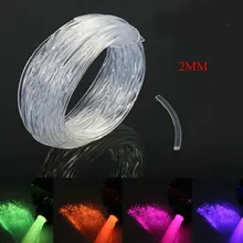 20 м автомобильный домашний DIY светодиодный осветительный PMMA боковой светящийся волоконно-оптический кабель F/свет двигателя драйвер занавес звезда потолок decor-2.00MM(диаметр