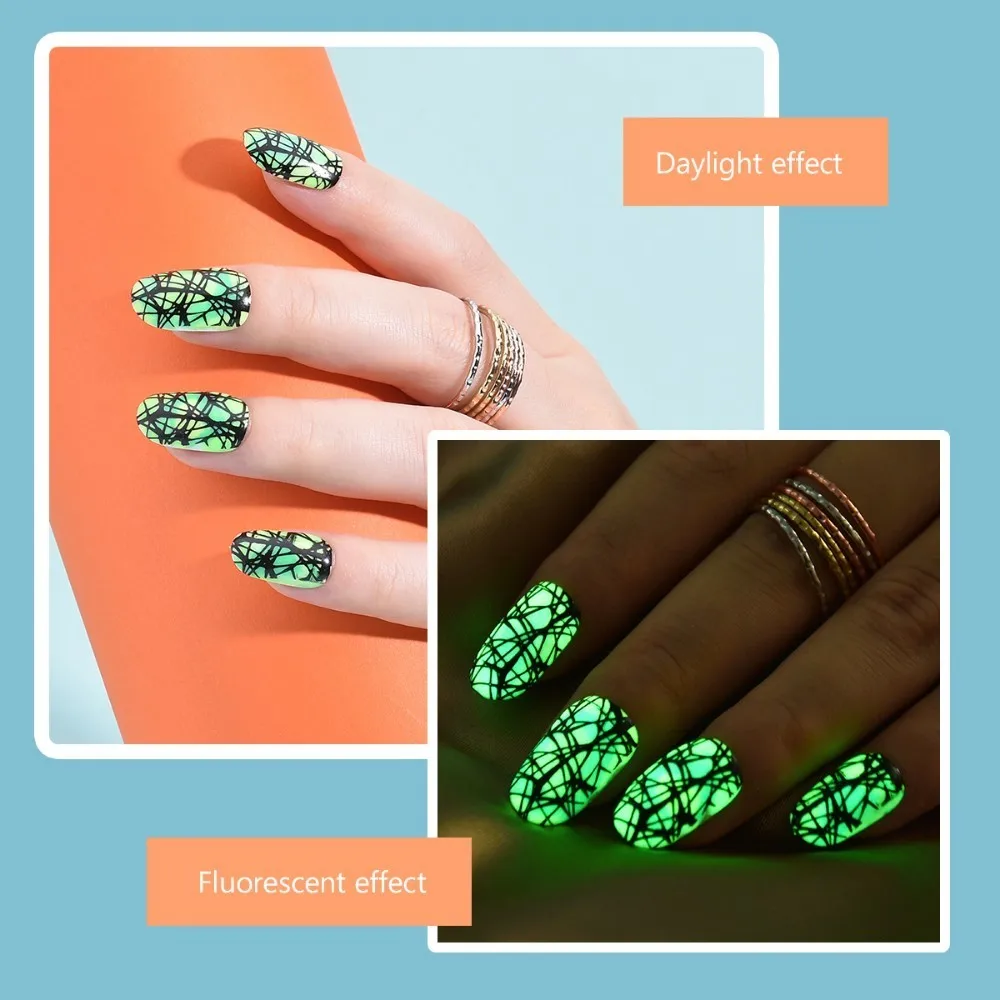 Beautybigbang Neon Nail Gel Polish Fluorescent Color Nail Art Gel Polish Poly Gel Noctilucent Vernis Ongle Glow In Dark Nail Gel