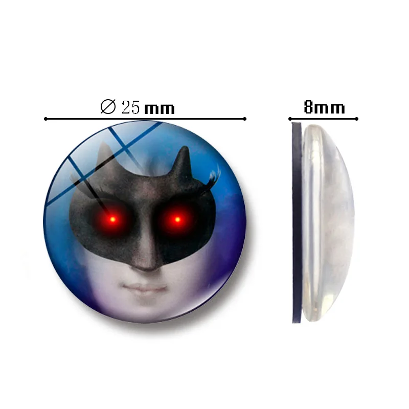 

1pc Creative novel cartoon acrylic refrigerator magnet tile icon home decoration refrigerator sticker