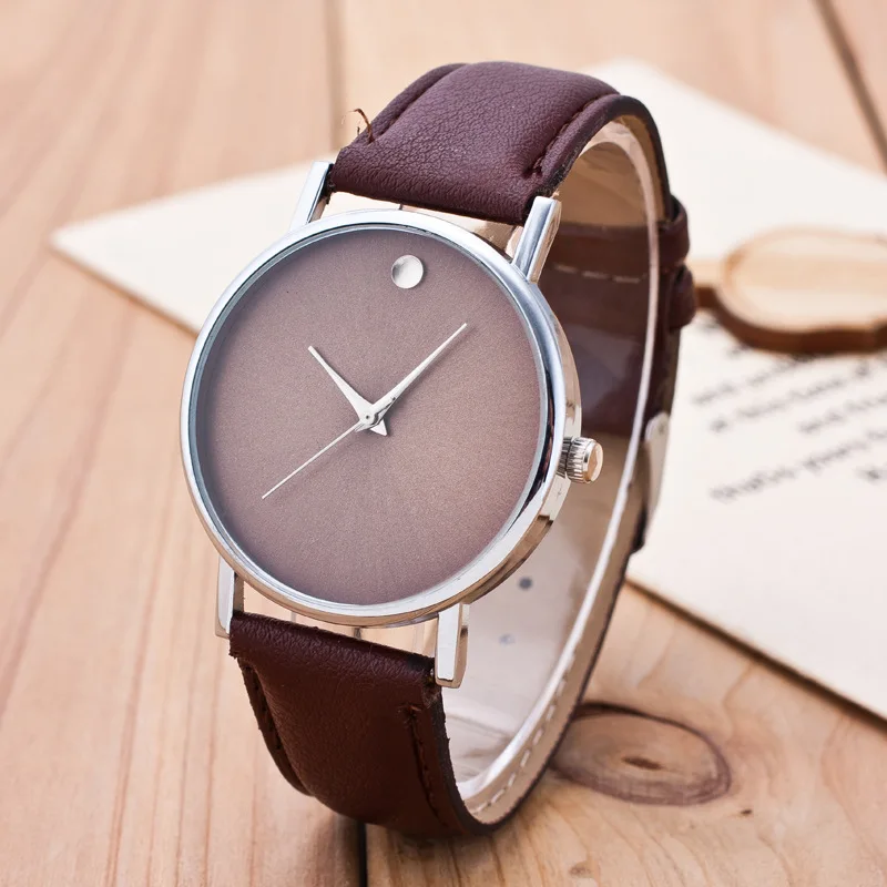 Новые простые модные часы GENEVA для женщин и мужчин с кожаным ремешком, повседневные кварцевые часы для женщин, наручные часы Relogios Feminino