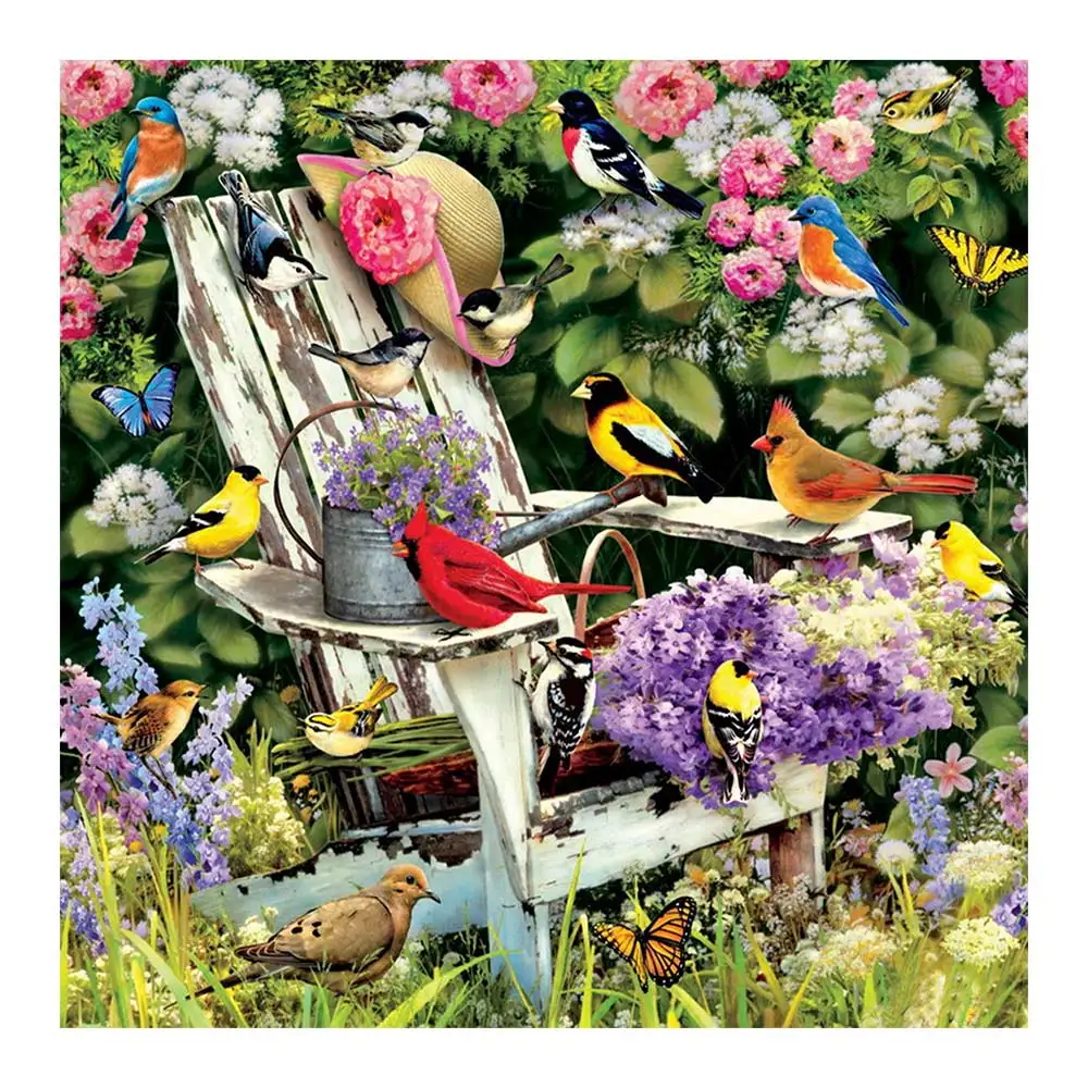 

floral bird Diamond Painting Full Round animal simple manual New DIY Sticking Drill Cross Embroidery 5D Home Decoration