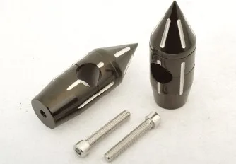 

Motorcycle 1'' inch Spike Handlebar Risers For Harley Cruisers Choppers Black