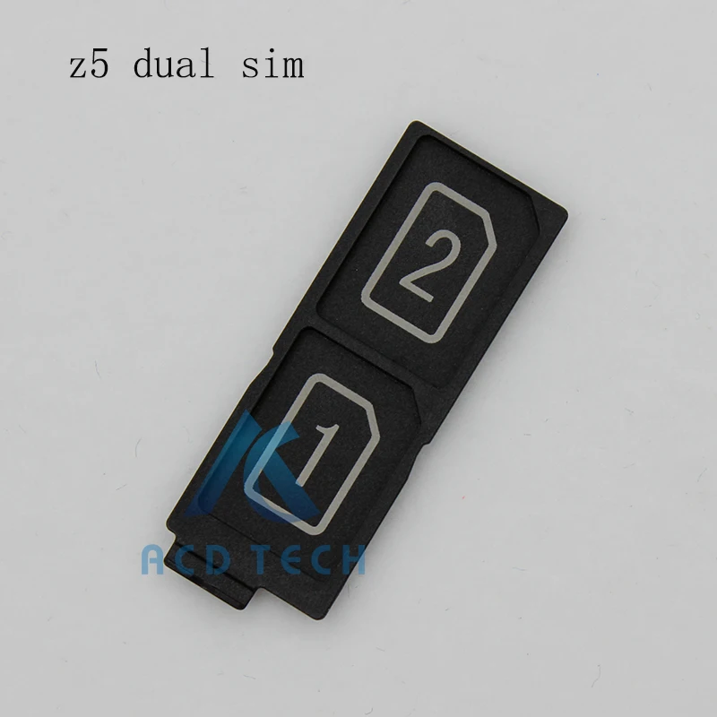 Phone Sim Tray Holder Aocarmo For Sony Xperia Z5 E6683 E6603 E6653 E6633 Sim Card Reader Holder Sim Tray Replacement