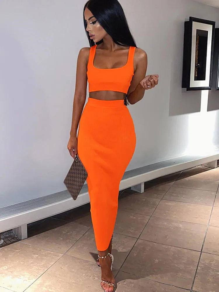 

2018 Winter Spring Sutis Women Sets Fashion Solid Regular strap Women Costume Skirt suit 2-pieces (Tops+Skirts) Suit Set Female