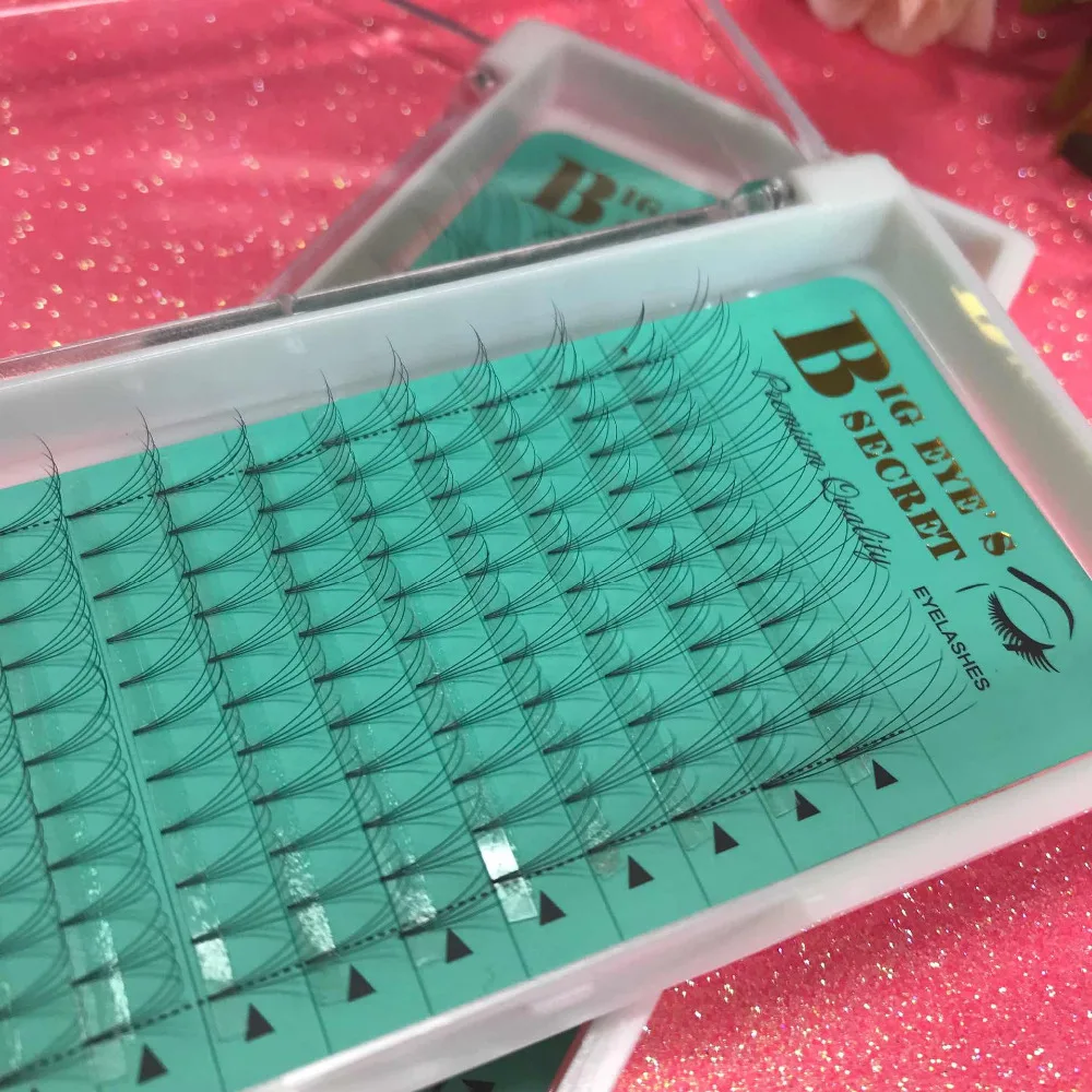 1 Tray/Set Pre made Volume Lash Fans 4D Volume Fans Semi Permanent