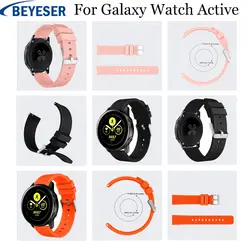 Личность сменный ремешок для часов для samsung Galaxy Watch Active Браслет Силиконовый ремешок для samsung Шестерни S2 Спорт 20 мм