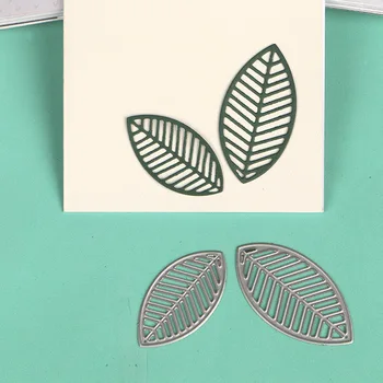 

DUOFEN METAL CUTTING DIES S18082311 2pcs lace rose leaves embossing stencil DIY Scrapbook Paper Album 2018 new