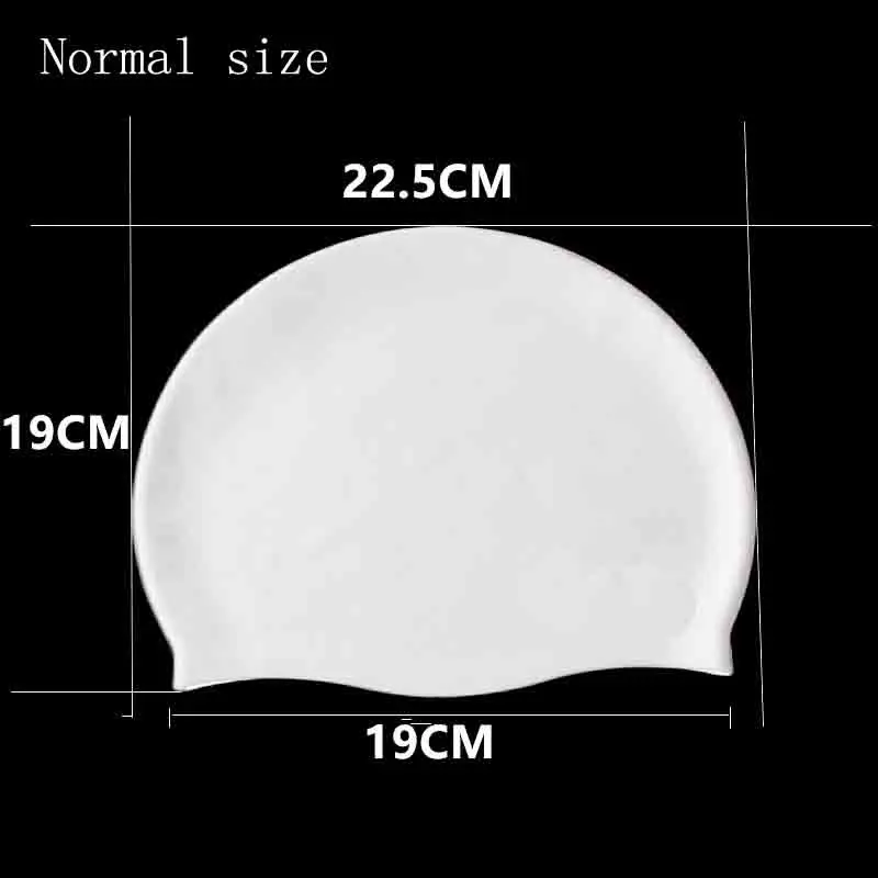 Новая силиконовая шапочка для плавания с рисунком, универсальная детская шапочка для плавания