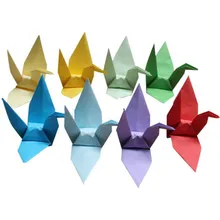 50Pcs 15cm Handmade Crane Pearly Origami Paper Crane For Wedding Decoration Party Banners DIY Birthday Party Supplies Home Decor 50Pcs 15cm Handmade Crane Pearly Origami Paper Crane For Wedding Decoration Party Banners DIY Birthday Party Supplies Home Decor
