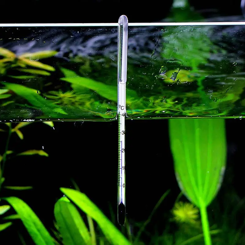 

Glass Temperature Control Products Aquarium Thermometer Fish Tank Water Terrarium Mini Thermometer