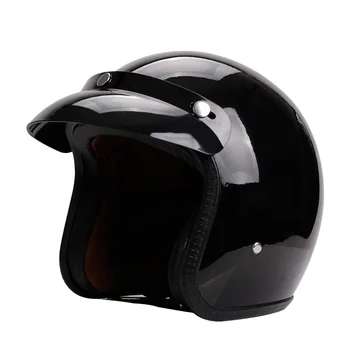 

Vintage helmet retro motorcycle helmet for chopper bikes for Harley bikes Helmet 3/4 Open Face Modular Mask Detachable Goggles
