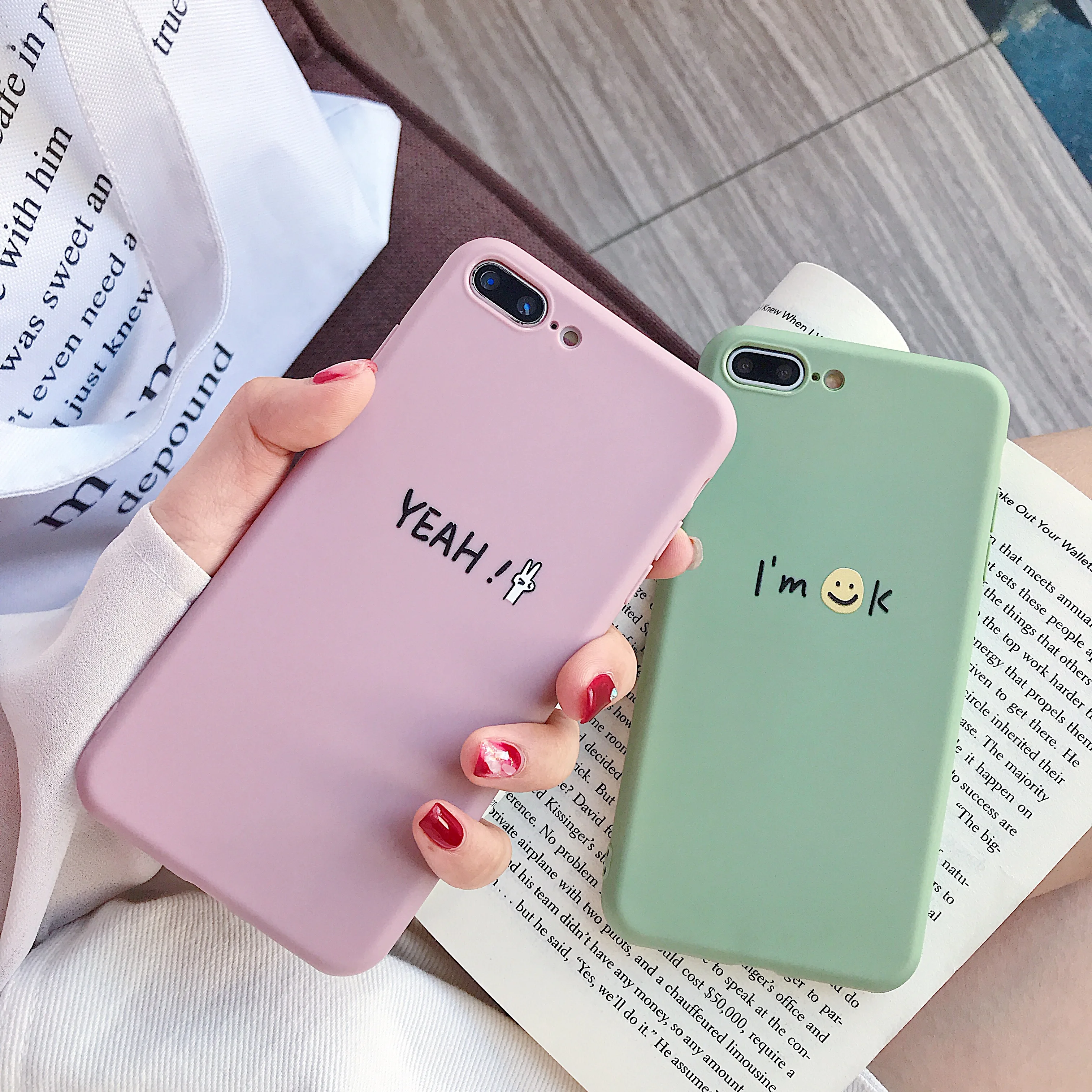 

FD Simple Style Soft TPU Phone Case X XS Max XR Case Cover Phone 7 8 6 6s Plus Stylish Case Phone 8 Plus Fashion Phone Case New