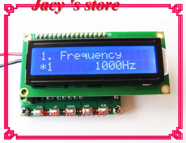Multi function pulse signal generator adjustable phase two output steering gear control frequency meter module PP | Инструменты