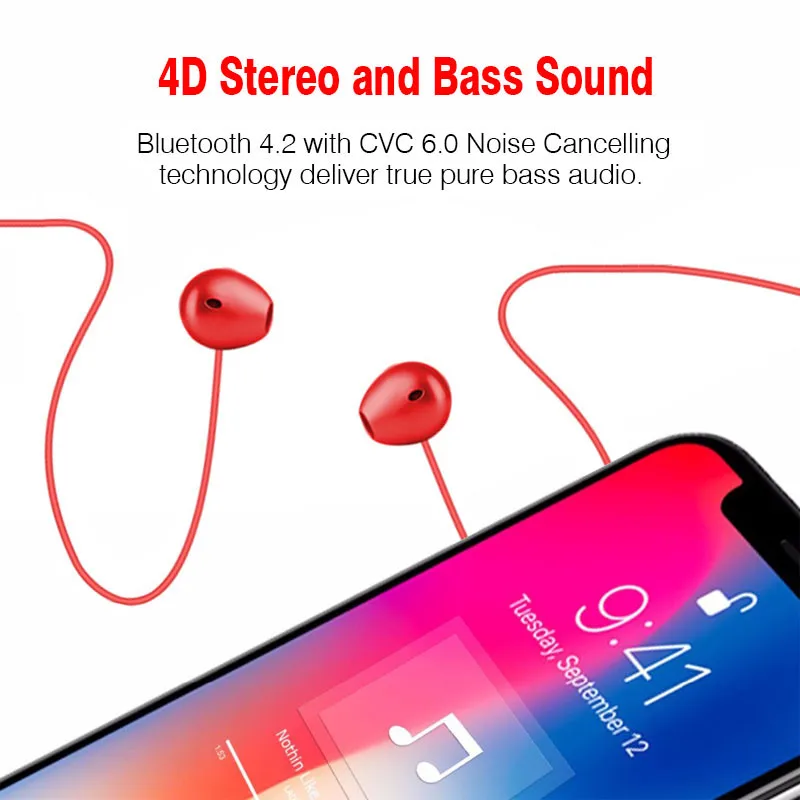 Новые портативные Bluetooth наушники TCunPT беспроводные стерео с басами HIFI микрофоном