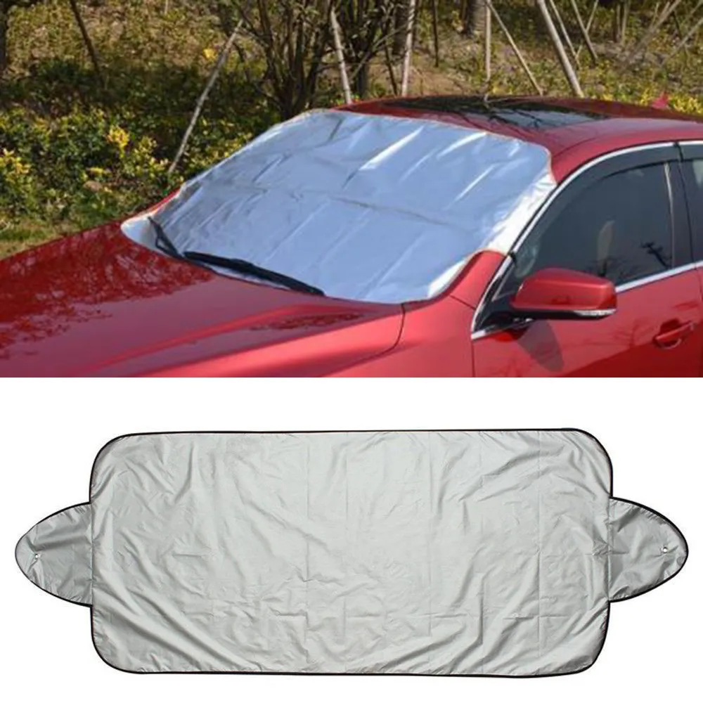 

Car exterior protection Snow blocked Car Covers Snow Ice Protector Visor Sun Shade Fornt Rear Windshield Cover Block Shields