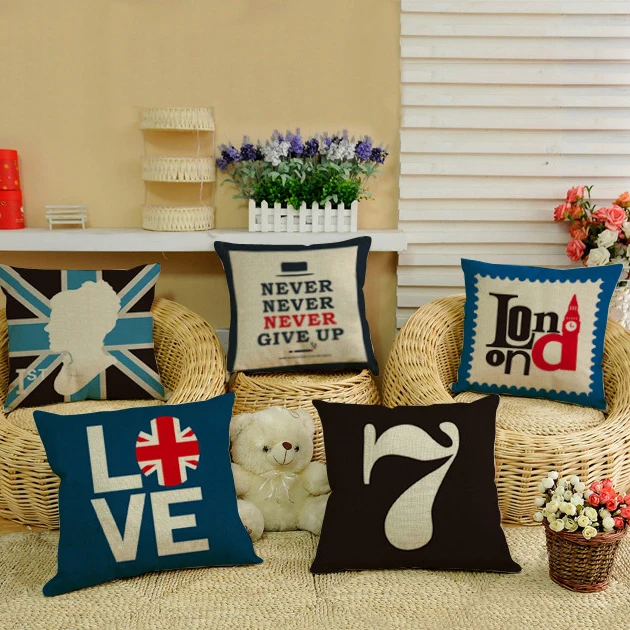 Decorative Pillow/Neck Pillow with Pillow Filling and Pillows Cover Fast England Style pillow