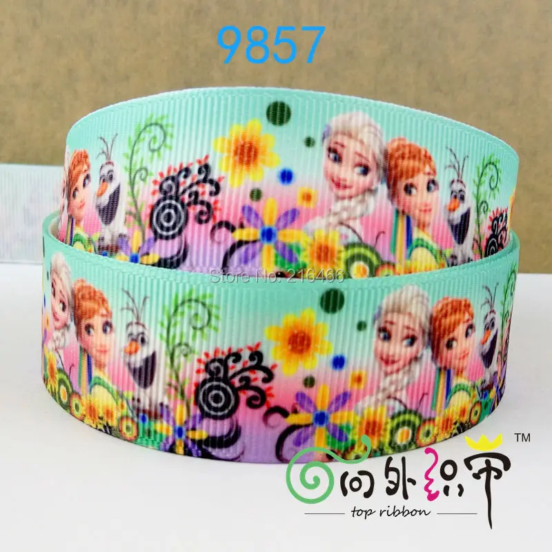 

Free shipping 2016 new arrival ribbons Hair Accessories ribbon 10 yards printed grosgrain ribbons 9857