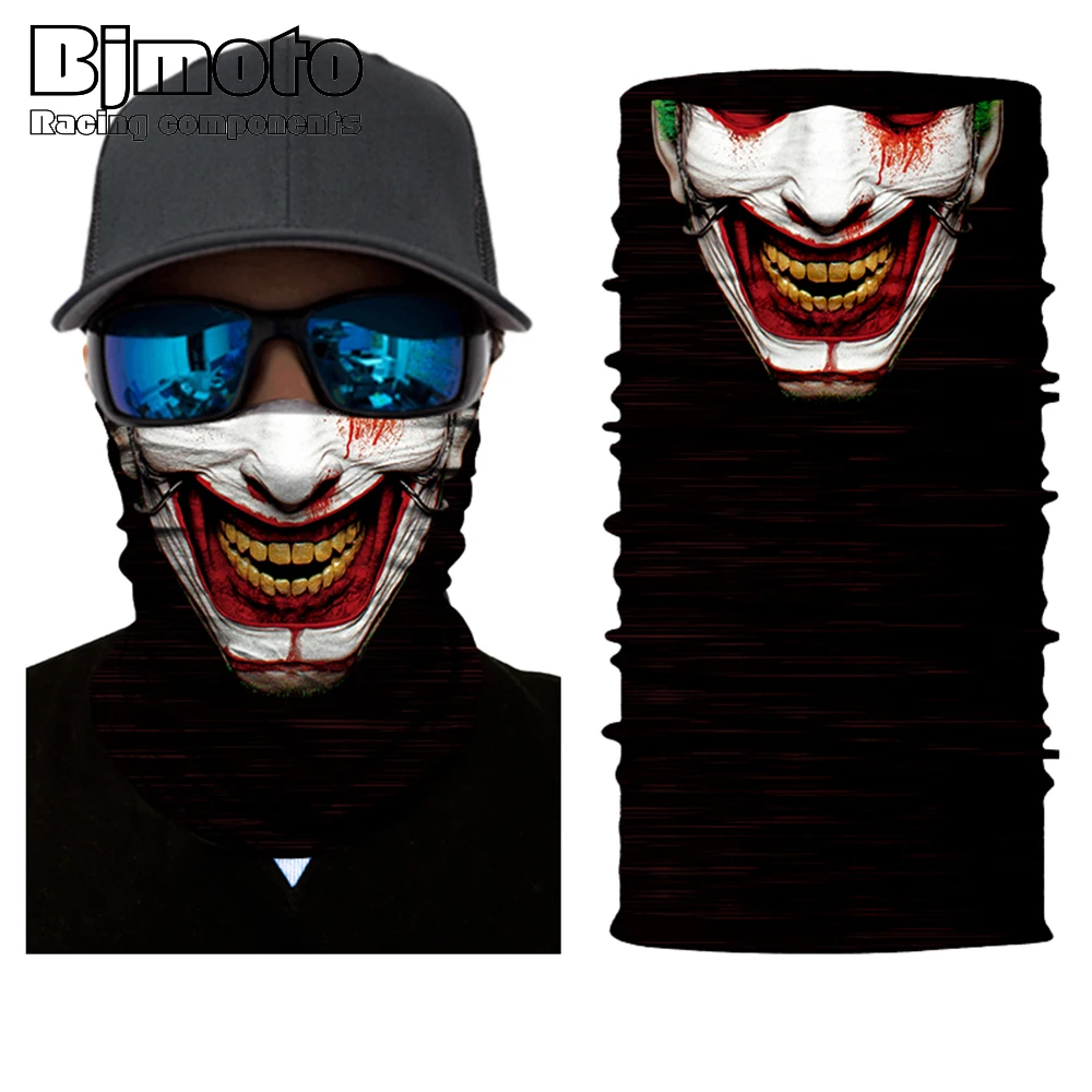 Волшебная повязка на голову Рыцарь смерти пиратский шарф череп скелет призрак Лыжный Велоспорт Головные уборы повязка на голову мотоцикл шеи Бандана 3D маска для лица - Цвет: Model 10