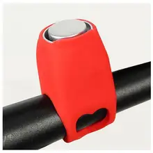 Велосипедный звонок 120 дБ велосипедный Звонок на руль силиконовый чехол кольцо колокольчик Аксессуары для велосипеда красный 1 шт