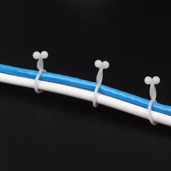 

releasable cable tie Diameter 7mm 0.28'' cable clip Dia.0.28'' cable tie cable manage tie,1000pcs/lot
