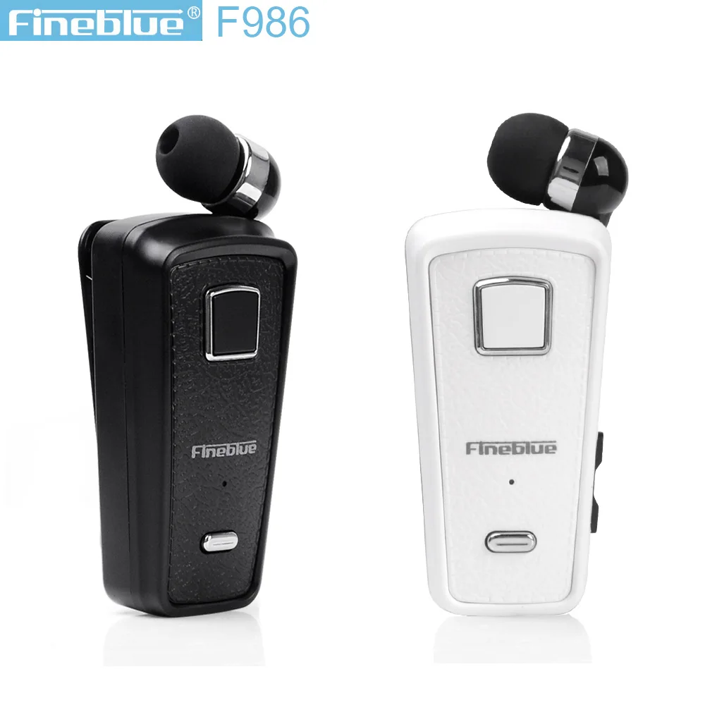 

NEWEST Fineblue F986 Bluetooth Earphone In-Ear Handsfree with Microphone Headset Mini Wireless Earphones Vibration to Remind