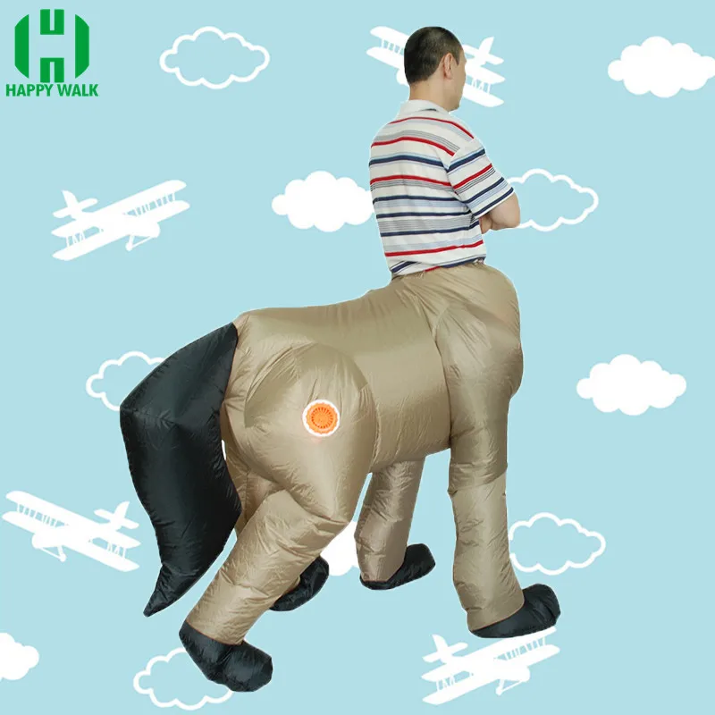 Новые надувные костюмы Purim Centaur Horse для мужчин взрослых на хэллоуин аниме