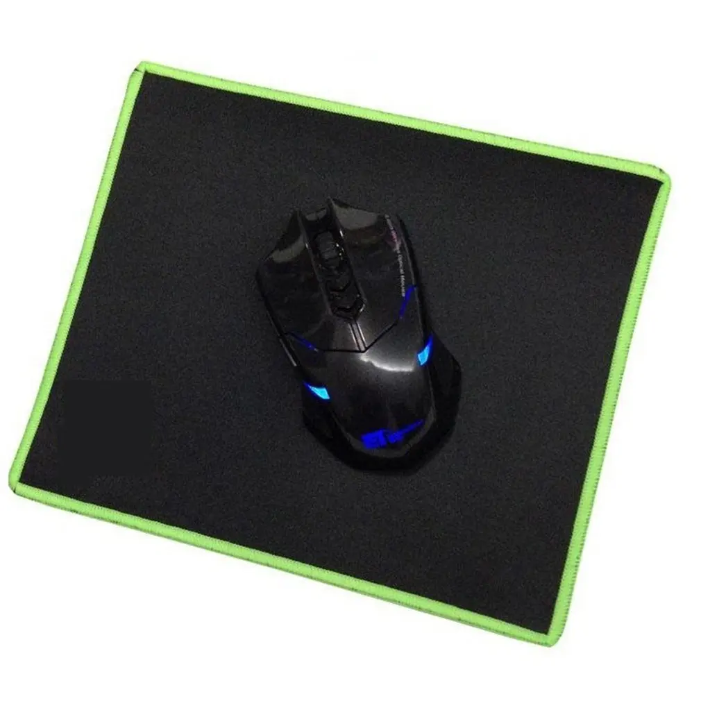 

25x21cm Locking Edge Gaming Mouse Pad Gamer Solid Color Game Mouse Mat Anti-slip Natural Rubber Mousepad for PC Laptop