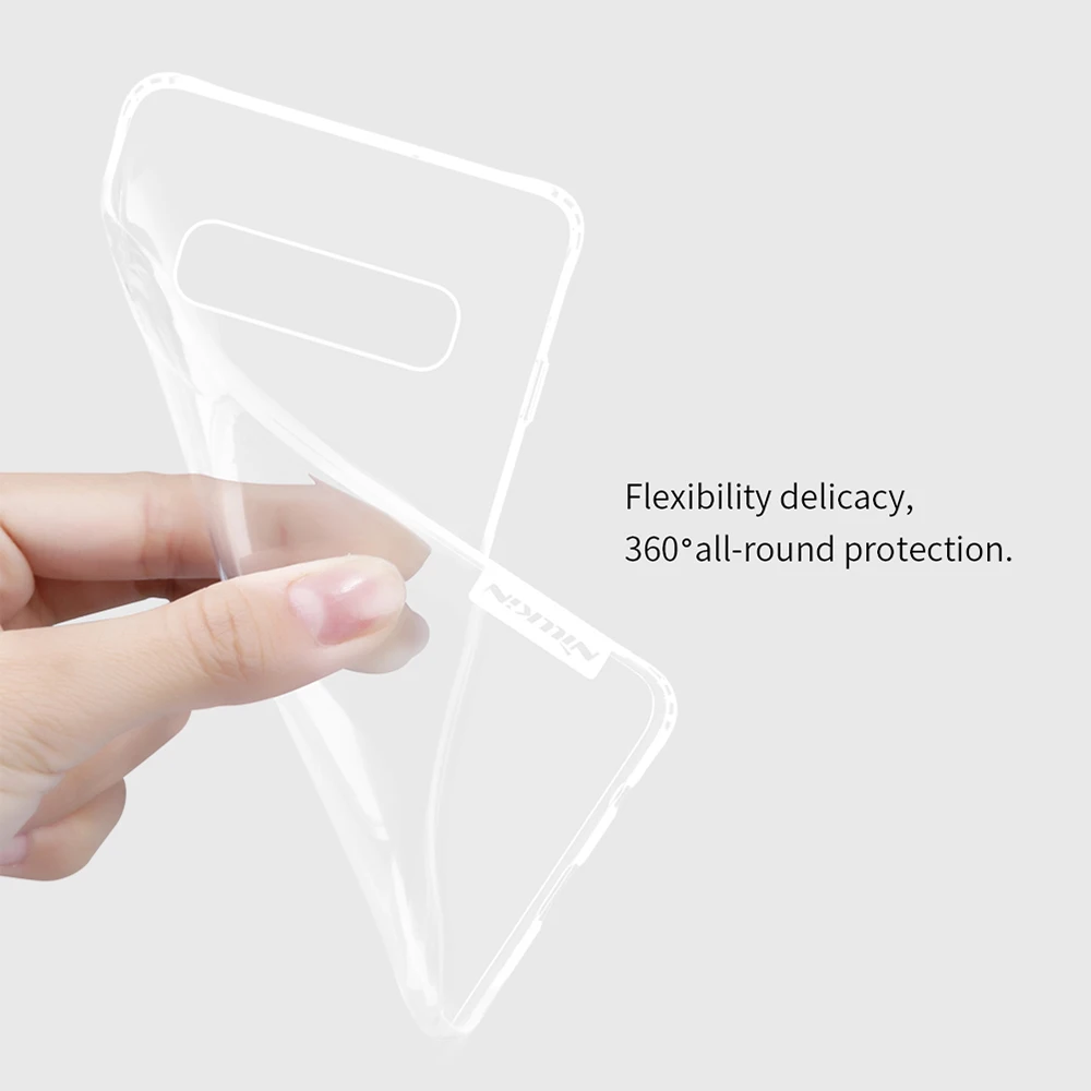 Мягкий ТПУ чехол Nillkin для Samsung Galaxy S10 / +/S10e оригинальный тонкий прозрачный защитный
