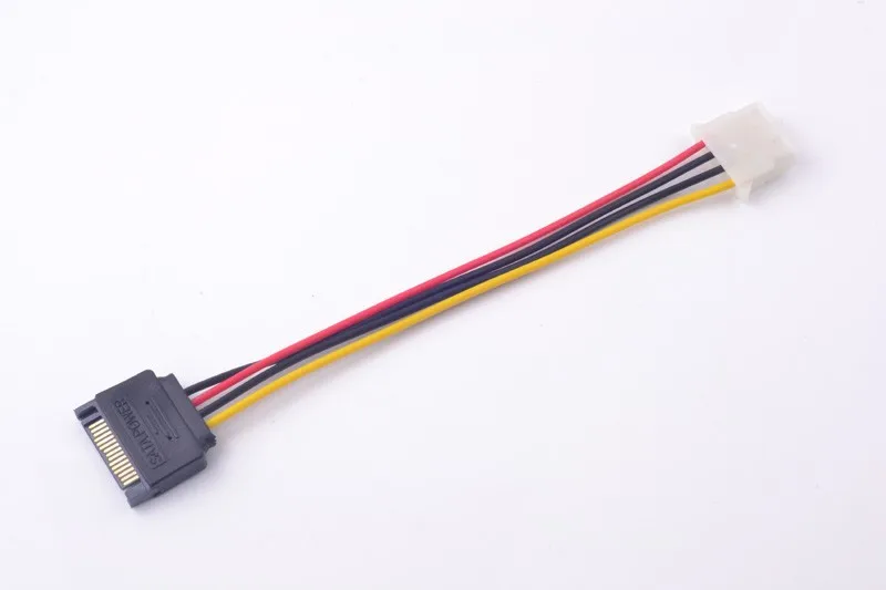 

Высокое Качество SATA 15Pin папа к IDE 4Pin Женский адаптер питания преобразования кабеля 20 см